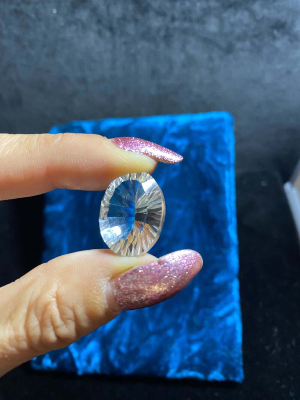 Genuine 18.20CT White Quartz Laser Cut Natural Gemstone Luxury Gift DIY Feminine